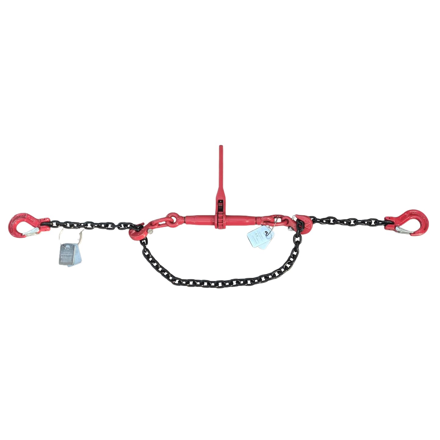 Zurrkette 2-teilig 6mm 4m Nutzlänge schwarz lackierte Kette mit Ratschenlastspanner Güteklasse 8 Zurrkette 2-teilig 6mm 4m Nutzlänge schwarz lackierte Kette mit Ratschenlastspanner Güteklasse 8 von HZ Heben-Zurren
