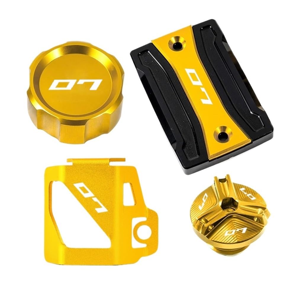 Für MT07 2021 2022 MT 07 FZ07 2014-2024 Motorrad Zubehör Vorne Hinten Brems Flüssigkeit Reservoir Abdeckung Motor Öl Kappe Bremse Kupplung Öl Abdeckung Für MT07 2021 2022 MT 07 FZ07 2014-2024 Motorrad Zubehör Vorne Hinten Brems Flüssigkeit Reservoir Abdeckung Motor Öl Kappe Bremse Kupplung Öl Abdeckung von HZAWSGA