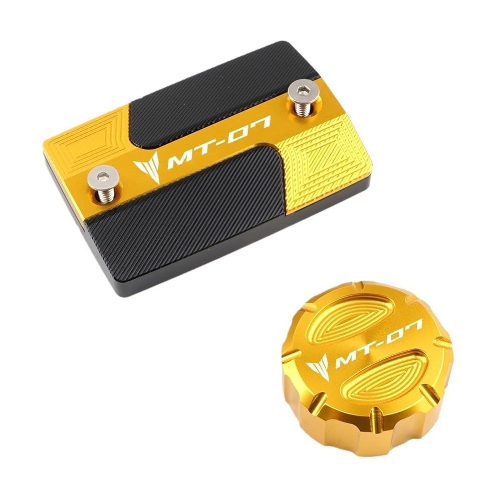 Für Mt07 MT-07 MT 07 FZ07 FZ 07 2014-2024 Motorrad Vorne Hinten Brems Flüssigkeit Zylinder Master Reservoir Abdeckkappe Bremse Kupplung Öl Abdeckung Für Mt07 MT-07 MT 07 FZ07 FZ 07 2014-2024 Motorrad Vorne Hinten Brems Flüssigkeit Zylinder Master Reservoir Abdeckkappe Bremse Kupplung Öl Abdeckung von HZAWSGA