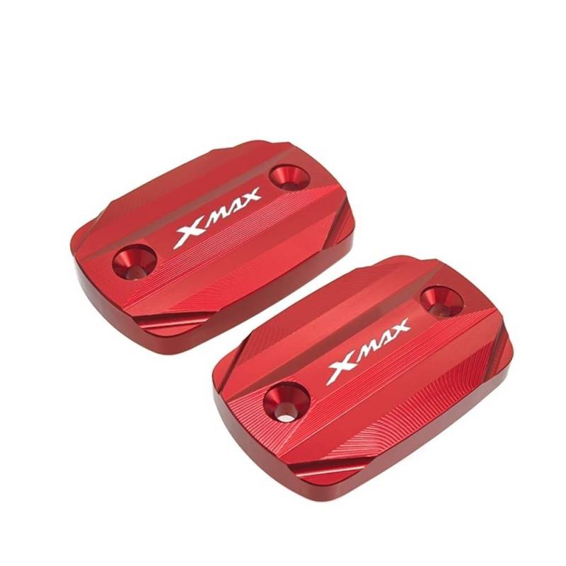 Für Xmax 125 250 300 400 XMAX300 XMAX250 Motorrad CNC-Bremsflüssigkeitsbehälter Vorne Ölbecherdeckel Hauptzylinderdeckel Bremse Kupplung Öl Abdeckung von HZAWSGA
