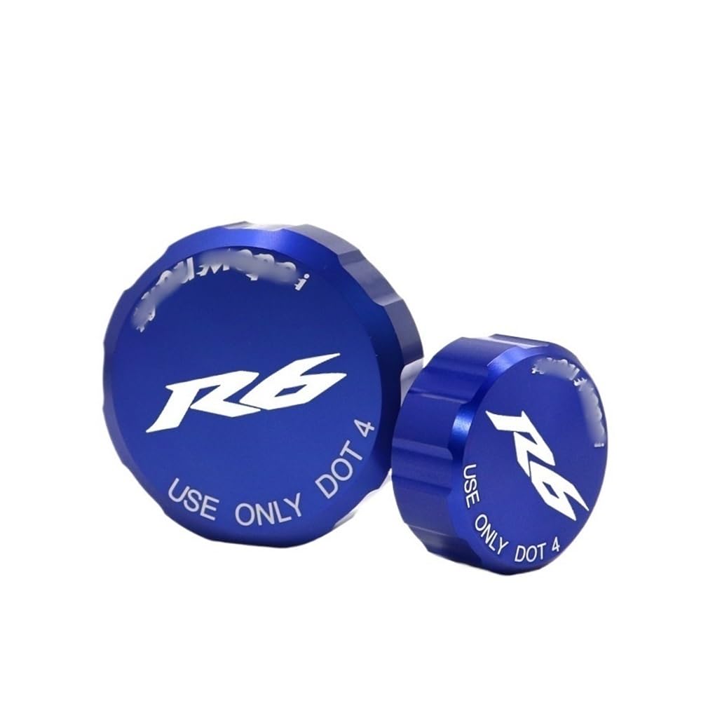 Für YZF-R6 YZF R6 2010-2022 Motorrad CNC Aluminium Hinten Vorne Brems Flüssigkeit Reservoir Kappe Zylinder Abdeckung Bremse Kupplung Öl Abdeckung Für YZF-R6 YZF R6 2010-2022 Motorrad CNC Aluminium Hinten Vorne Brems Flüssigkeit Reservoir Kappe Zylinder Abdeckung Bremse Kupplung Öl Abdeckung von HZAWSGA