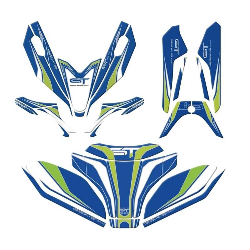 Körperaufkleber Für GSX S1000GT GSX-S1000GT 2022-2023-2024 Motorradschutzsystem Vollverkleidungsschutz-Kit Aufkleber von HZAWSGA