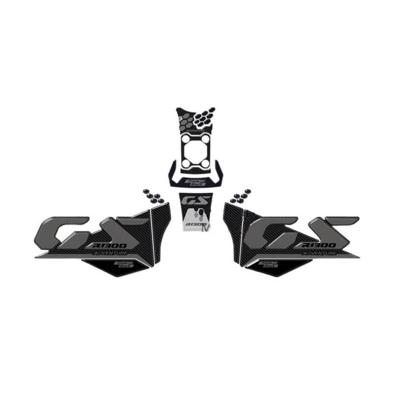 Körperaufkleber Für R 1300 GS ADV R1300GS Adventure R 1300 R 1300 GS Tank Pad Motorrad Harz Aufkleber Schutz Kit von HZAWSGA