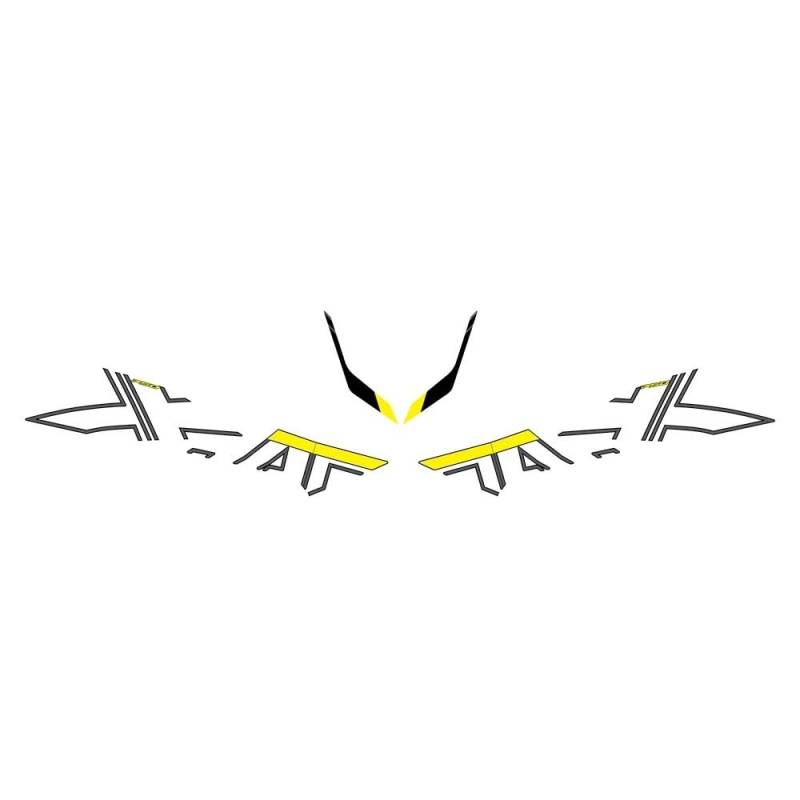 Körperaufkleber Für XADV 750 X-ADV 750 X ADV 750 2021-2024 Motorrad Aufkleber Körper Dekoration Aufkleber Anti-Scratch PVC Aufkleber von HZAWSGA