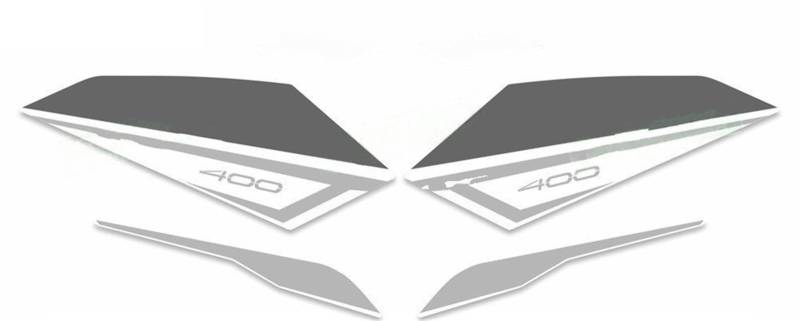 Körperaufkleber Für Z400 2020 Motorrad Zubehör Aufkleber Verkleidung Aufkleber Reflektierende Volle Fahrzeug Aufkleber Kit von HZAWSGA