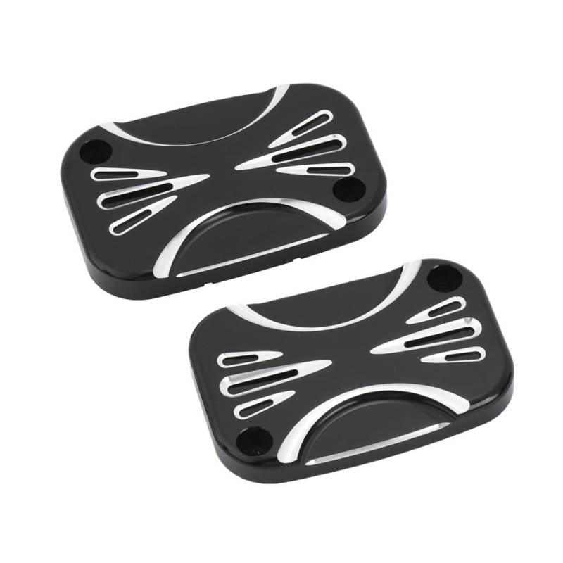 Motorrad Vorn Hinten Reservoir Hauptzylinder Abdeckungen Für Touring Ro&ad King Electra Street Glide FLH FLRT V-Rod Bremse Kupplung Öl Abdeckung von HZAWSGA