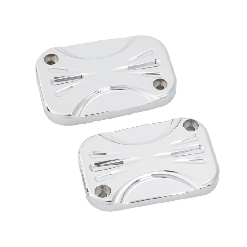 Motorrad Vorn Hinten Reservoir Hauptzylinder Abdeckungen Für Touring Ro&ad King Electra Street Glide FLH FLRT V-Rod Bremse Kupplung Öl Abdeckung von HZAWSGA