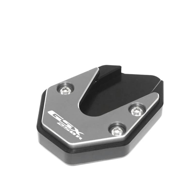 Seitenständer Platte Für GSX250R GSX-250R DL250 V-Strom GW250 GW250S/F GW 250 Motorrad CNC Kickstand Seitenständer Ständer Erweiterung Enlarger Pad von HZAWSGA