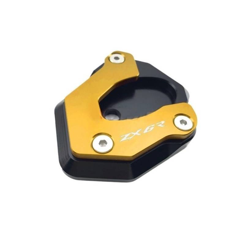Seitenständer Platte Für ZX10R 2008-2016 ZX-6R 2009 2010 2011 2012 2013 2014 CNC Kickstand Seitenständer Ständerverlängerung Vergrößerungspad von HZAWSGA