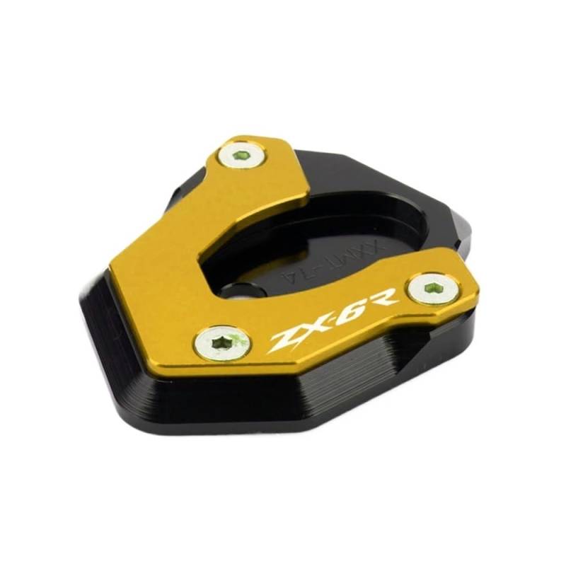 Seitenständer Platte Motorrad Kickstand Seitenständer Ständer Erweiterung Vergrößerer Pad Für ZX-6R ZX6R ZX 6R 2009-14 ZX-10R ZX10R ZX 10R 08-16 von HZAWSGA