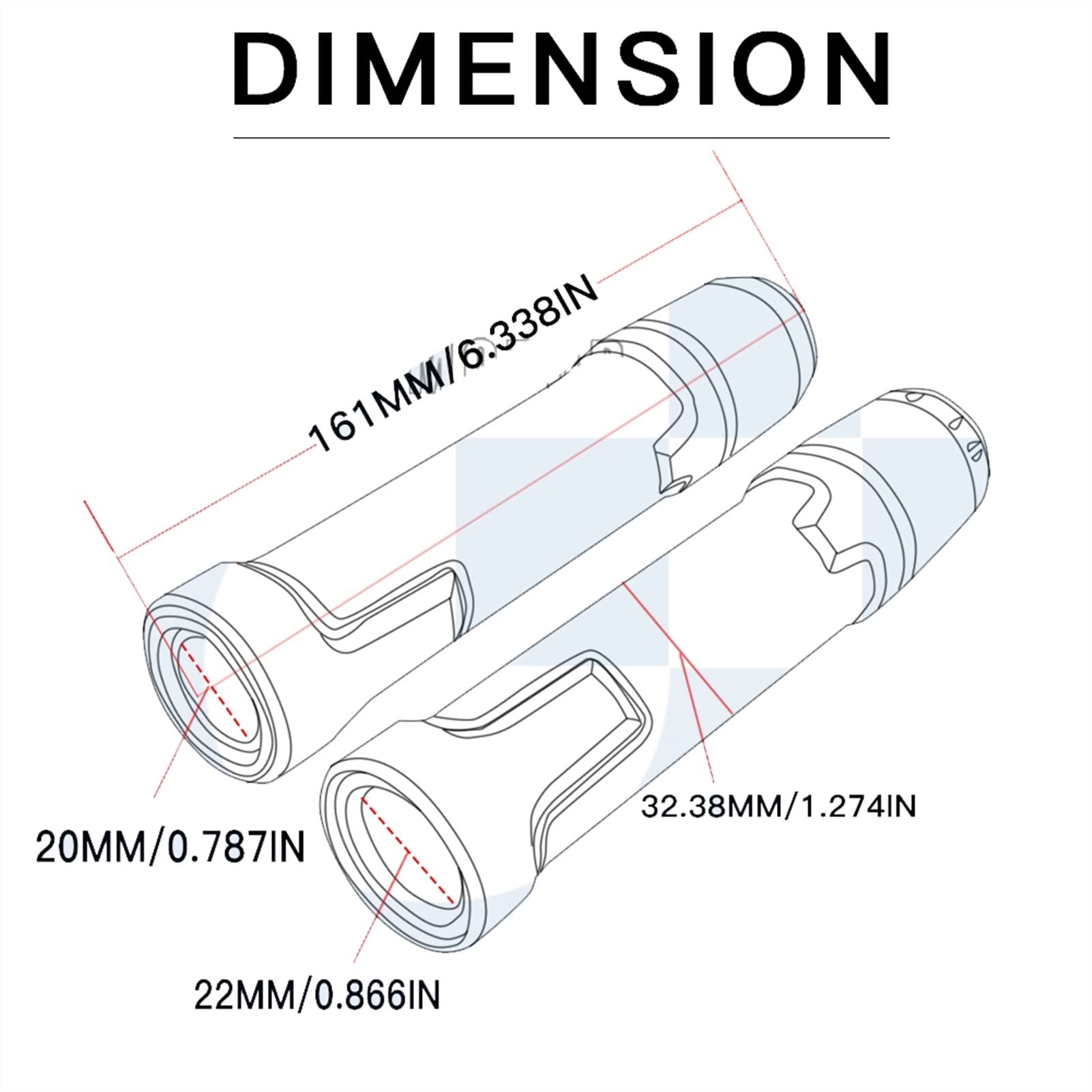 Motorrad 7/8"22mm Lenkergriffe Enden Griffkappen Handstangenstecker Für Suzuki Burgman 125/250/400/650 AN650/AN400/AN125/AN200 AN (Color : Blue) von HZGLY