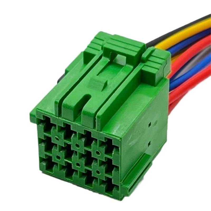 HZSMYXGS 12 Pin Auto CD Player Elektrische Kabel Anschlüsse Weibliche Stecker Kabelbaum Mit Kabel 1-967622-1 1-967627-1 Auto Sensorstecker(12Pin Female) von HZSMYXGS