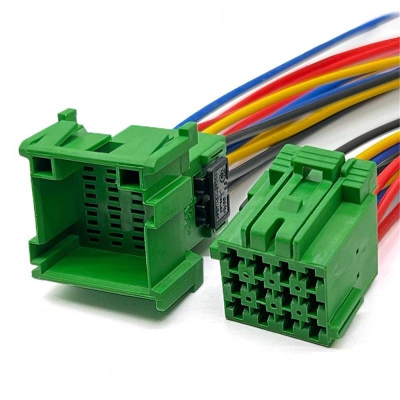 HZSMYXGS 12 Pin Auto CD Player Elektrische Kabel Anschlüsse Weibliche Stecker Kabelbaum Mit Kabel 1-967622-1 1-967627-1 Auto Sensorstecker(12Pin Male and Female) von HZSMYXGS