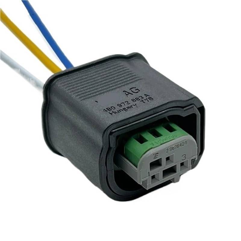 HZSMYXGS 4B0972883A 3 Pin 2-967642-1 PDC Parkplatz Sensor Stecker Elektronische Stecker Harness 4B0 972 883 EIN Auto Sensorstecker von HZSMYXGS