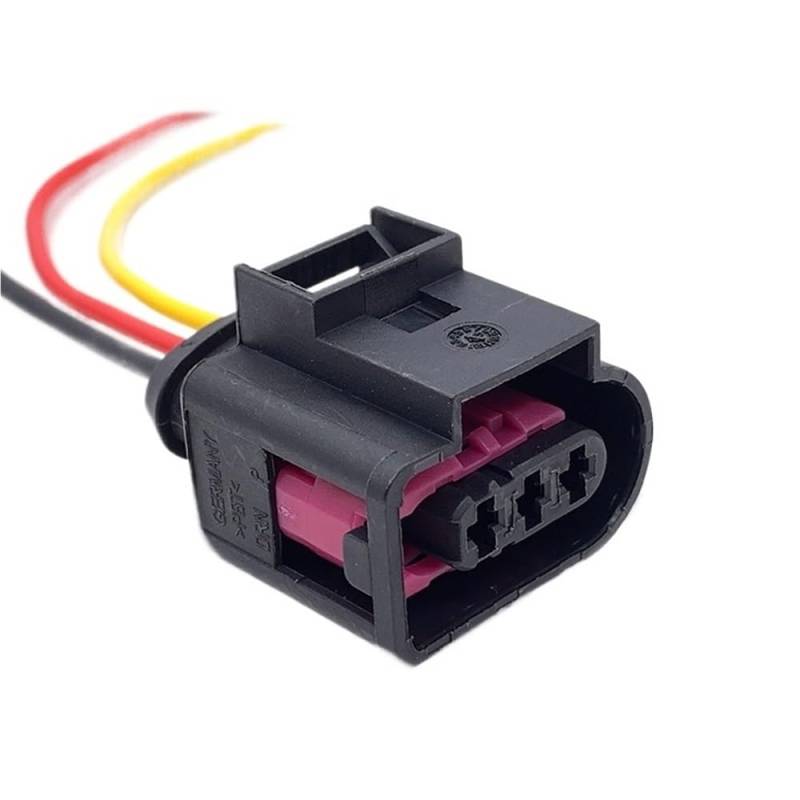 HZSMYXGS Kompatibel Mit A4 A6 2 3 4Pin 3,5 MM Autozündspule Elektrische Buchse Kabelbaumstecker Mit Kabel 4D0971992 4D0971993 Auto Sensorstecker(3P Wire Harness) von HZSMYXGS