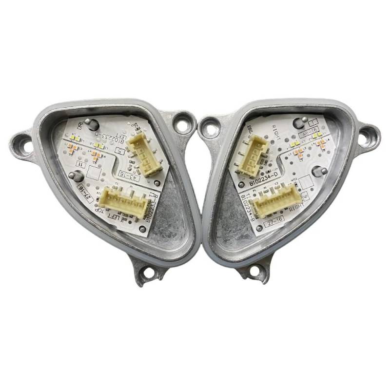 HZSMYXGS Kompatibel Mit Seat Für Leon Für C&upra 2017 2018 Weiße DRL-Module Scheinwerfer Tageslicht B102233-D B102234-D 5F0941476A 5F0941475A Lichtmodul Auto(Left Right) von HZSMYXGS