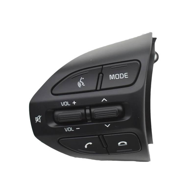 HZSMYXGS Lenkrad-Bedienknopfschalter Kompatibel mit Kia Für Rio Für Picanto 2017 2018 Lenkrad Tasten Telefon Lautstärke Lenkung RH Fernbedienung Tempomat Schalter(K2-HB-Left) von HZSMYXGS