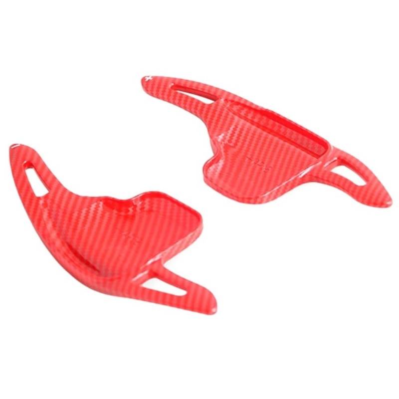 HZSMYXGS Lenkrad Paddles Kompatibel mit 1 Series 2017 2018 Auto Lenkrad Schaltwippen Schalthebel Erweiterte Trim(Carbon Red) von HZSMYXGS