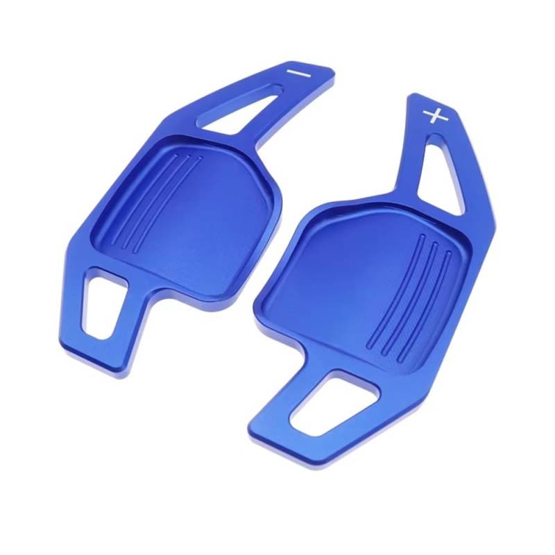 HZSMYXGS Lenkrad Paddles Kompatibel mit A3 für A4 A5 A6 A7 A8 Q5 Q7 für TT S3 S4 S5 R8 2006 2007 2008 2009 2010 2011 Lenkrad-Schaltwippenverlängerung(Blue) von HZSMYXGS