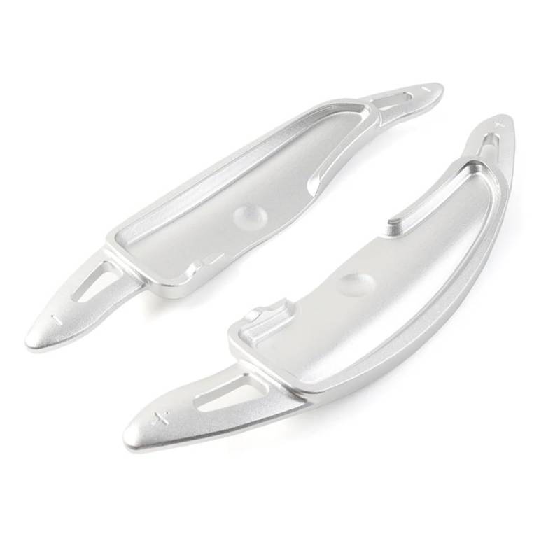 HZSMYXGS Lenkrad Paddles Kompatibel mit Genesis für GV70 Sport G80 2021 2022 2023 Auto-Lenkrad-Schaltwippenverlängerung(Silver) von HZSMYXGS