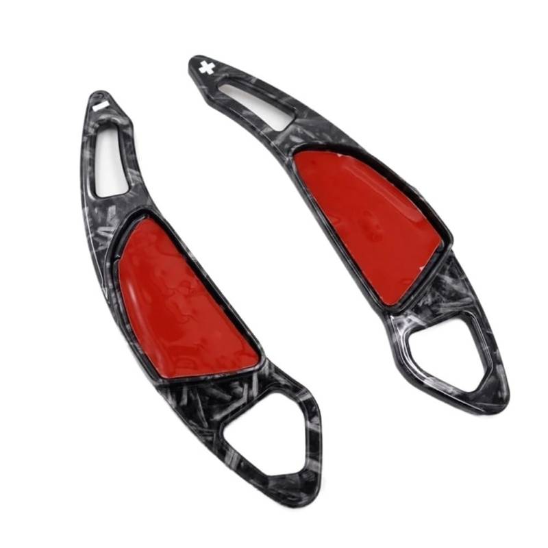 HZSMYXGS Lenkrad Paddles Kompatibel mit MG für HS RX8 2018 2019 2020 2021 2022 Auto-Lenkrad-Schaltpaddel-Verlängerung(Forged Pattern) von HZSMYXGS
