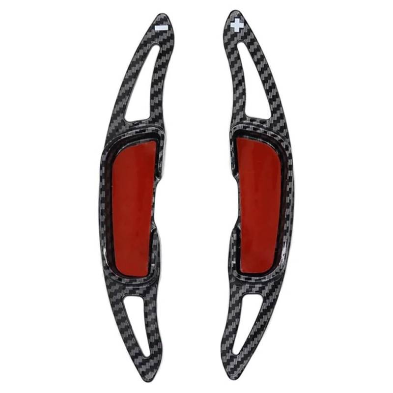 HZSMYXGS Lenkrad Paddles Kompatibel mit Mazda für MX5 2016 2017 2018 2019 Schaltwippen-Lenkrad-Schaltwippen-Extender(Black Carbon Print) von HZSMYXGS