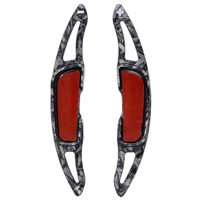 HZSMYXGS Lenkrad Paddles Kompatibel mit Mazda für MX5 2016 2017 2018 2019 Schaltwippen-Lenkrad-Schaltwippen-Extender(Forged Carbon Print) von HZSMYXGS