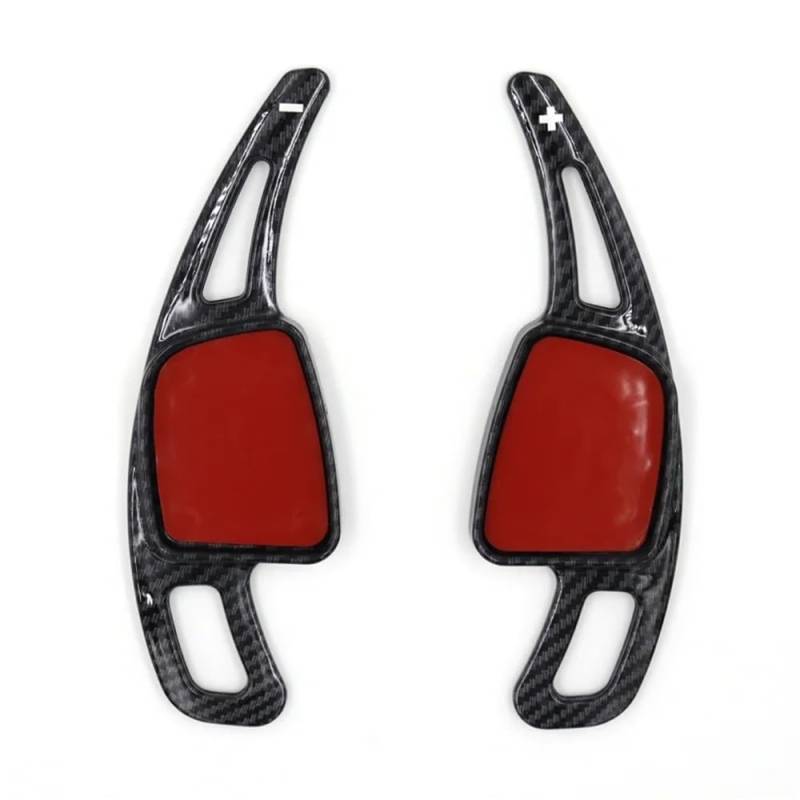 HZSMYXGS Lenkrad Paddles Kompatibel mit S3 für TT 2019 2020 2021 Lenkrad-Schaltwippen-Zubehör Schaltwippen(Carbon Black) von HZSMYXGS
