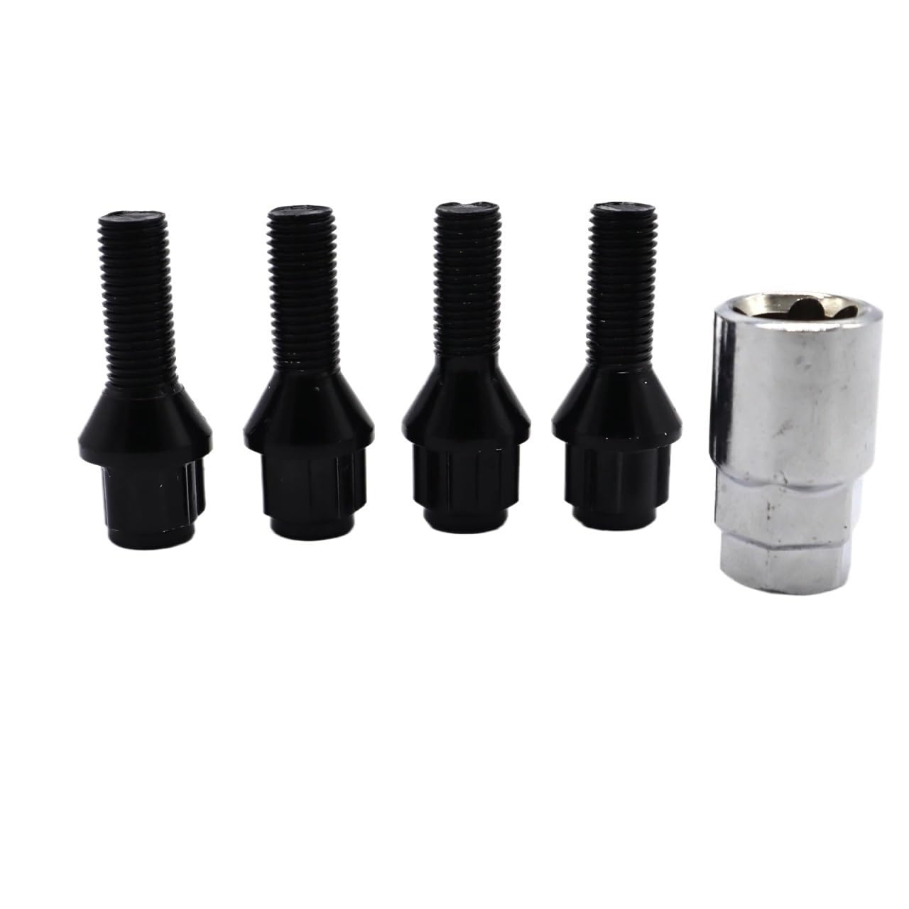 HZSMYXGS Radschrauben Kompatibel mit 1 Series für E81 für E82 für E87 für E88 Auto-Leichtmetallrad-Sicherungsschrauben Muttern Ösen Schwarz M12x1,5 17mm Sechskantkegel HZSMYXGS Radschrauben Kompatibel mit 1 Series für E81 für E82 für E87 für E88 Auto-Leichtmetallrad-Sicherungsschrauben Muttern Ösen Schwarz M12x1,5 17mm Sechskantkegel von HZSMYXGS