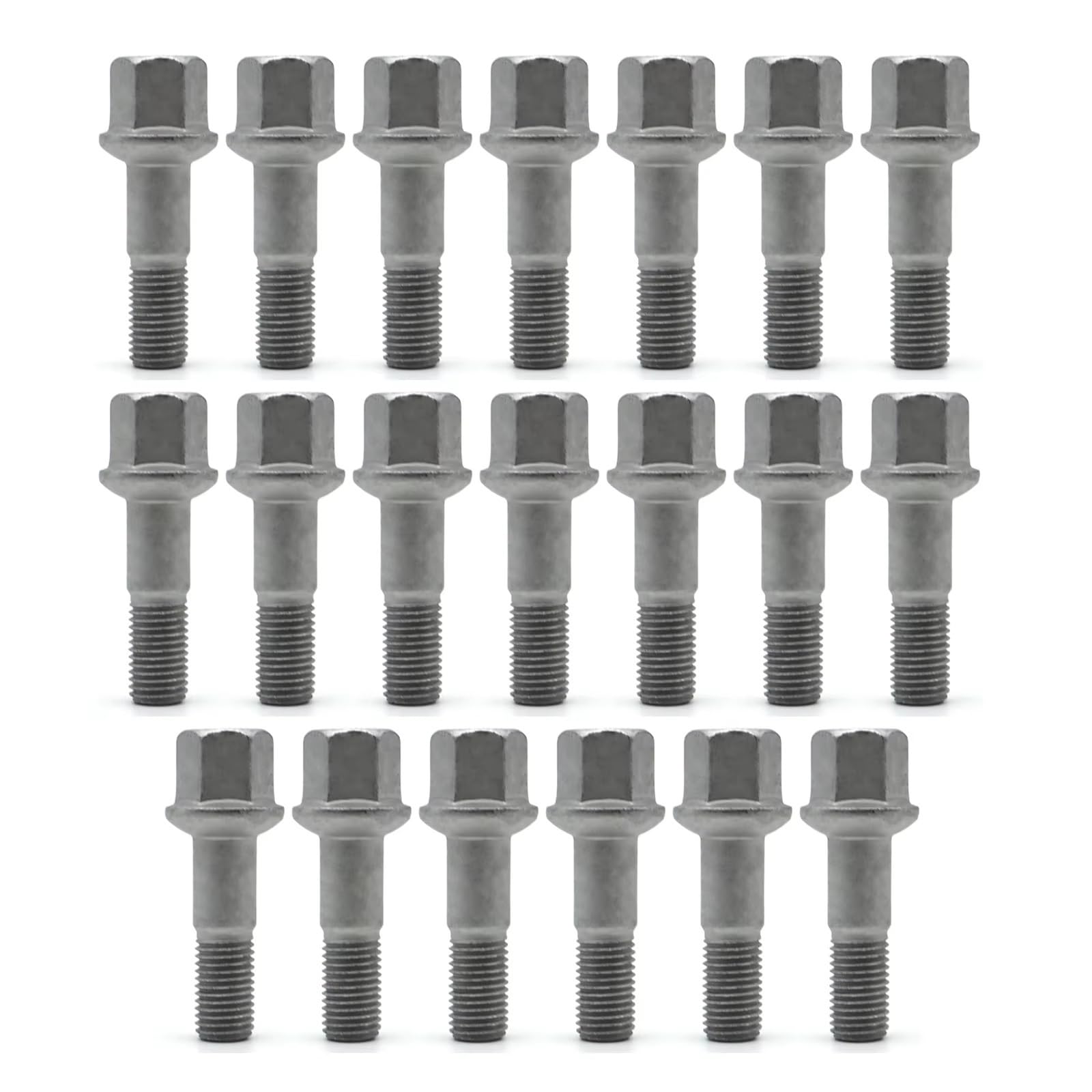 HZSMYXGS Radschrauben Kompatibel mit Benz für A-Class für W168 1997-2004 für A-Class für W168 1999-2004 Autoradschrauben Radmuttern M12x1,5 A0009901007 A0009904807(20pcs) von HZSMYXGS