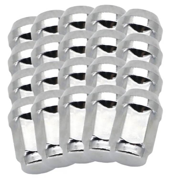 HZSMYXGS Radschrauben Kompatibel mit Jeep für Grand für Cherokee 1993-2010 Auto Stahl Radmuttern 1/2 "-20 60 Grad konische Bolzen 32mm von HZSMYXGS