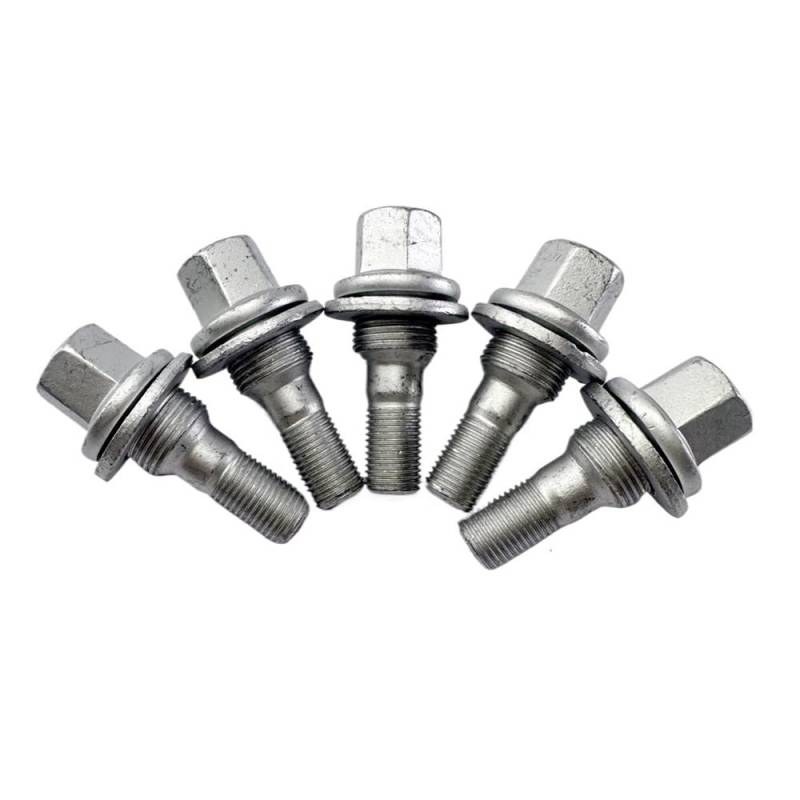HZSMYXGS Radschrauben Kompatibel mit Peugeot für 206 für 208 für 301 für 307 für 308 für 407 für 408 Auto-Leichtmetallradmutter-Schraubenschraube Geeignet von HZSMYXGS