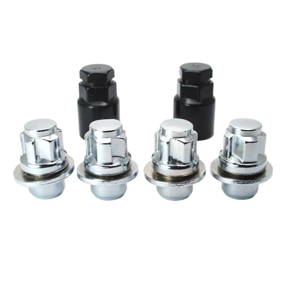 HZSMYXGS Radschrauben Kompatibel mit Toyota für C&orolla für Rav4 4 Muttern + 2 Schlüssel M12x1.5 Sitz Rad FELGEN Rad Schlösser Anti SHEFT Lug Mutter HZSMYXGS Radschrauben Kompatibel mit Toyota für C&orolla für Rav4 4 Muttern + 2 Schlüssel M12x1.5 Sitz Rad FELGEN Rad Schlösser Anti SHEFT Lug Mutter von HZSMYXGS