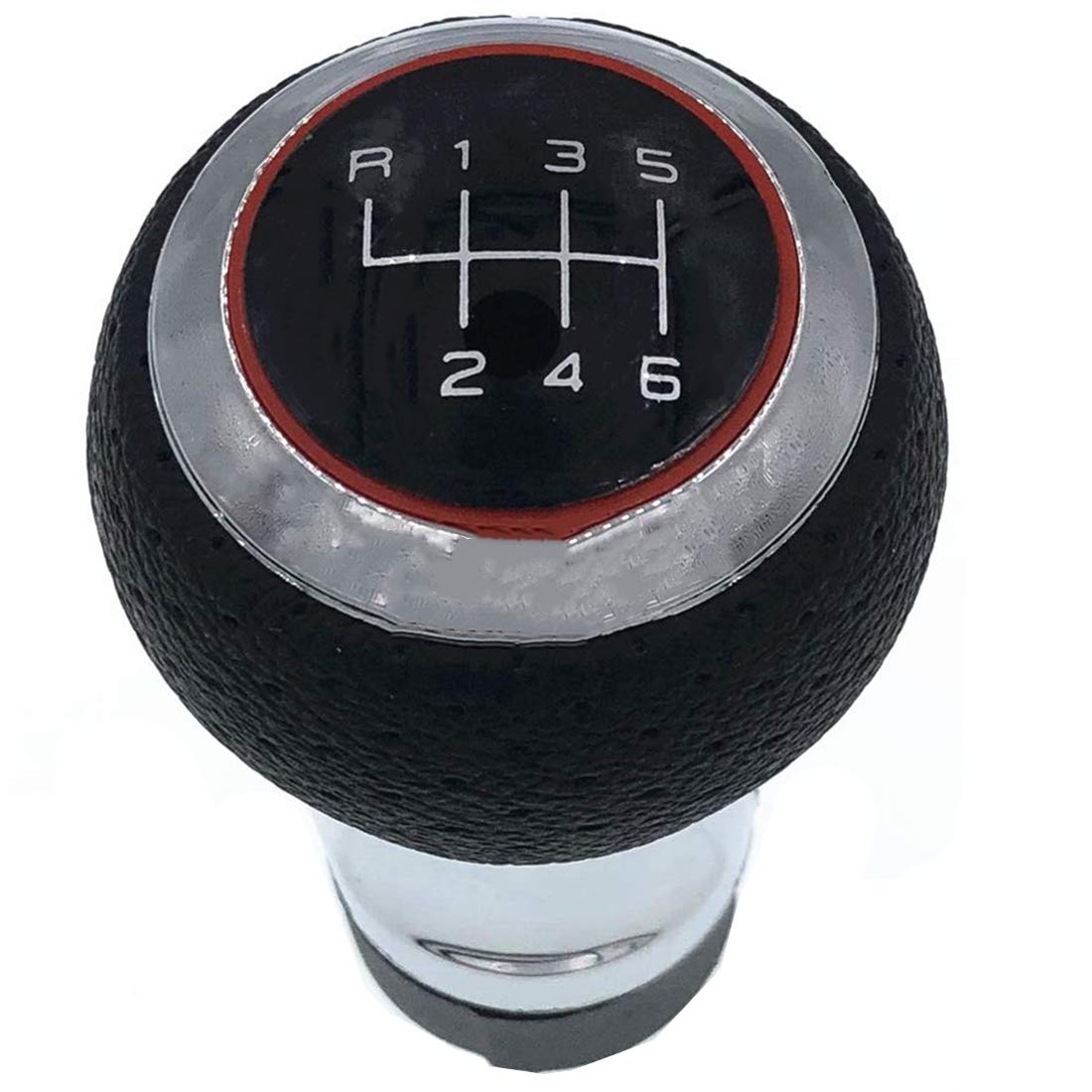 HZTWFC 6-Gang-Auto-Schaltknauf mit rotem Ring für Audi A4 S4 B8 8K A5 8T 8F Q5 8R S Line 2007 2008 2009 2010-2015 HZTWFC 6-Gang-Auto-Schaltknauf mit rotem Ring für Audi A4 S4 B8 8K A5 8T 8F Q5 8R S Line 2007 2008 2009 2010-2015 von HZTWFC