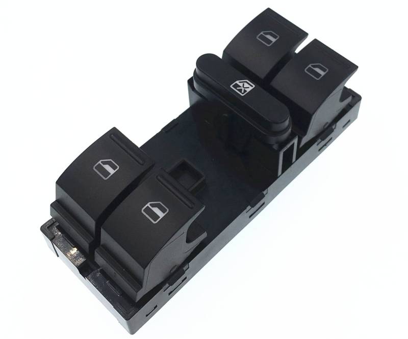 HZTWFC Meister der elektrischen Energie Fensterschaltfläche OEM # 1K4959857B New für VW Volkswagen CC Golf Jetta Passat Tiguan 2005 2006 2007 2008 2009 2010 2011 2012 2013 von HZTWFC