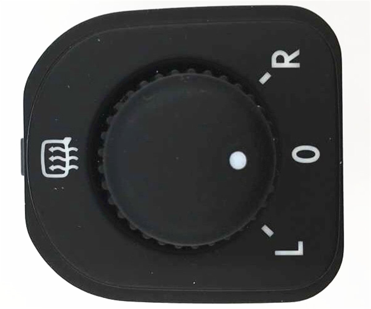 HZTWFC Neuer Spiegelschalter OEM # 1K0 959 565 F für Golf 06-07 Jetta Mk5 Passat B6 - Rotary Druckknopf-Schalter, Schwarz von HZTWFC