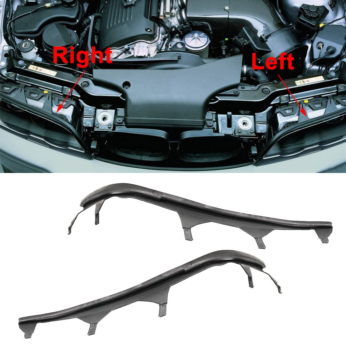 HZYCKJ Auto Front Obere Scheinwerfer Abdeckleisten Trims Scheinwerfer Dichtleiste Dichtung Für BMW E46 4 Tür 325I 2002 2003 2004 2005 HZYCKJ Auto Front Obere Scheinwerfer Abdeckleisten Trims Scheinwerfer Dichtleiste Dichtung Für BMW E46 4 Tür 325I 2002 2003 2004 2005 von HZYCKJ
