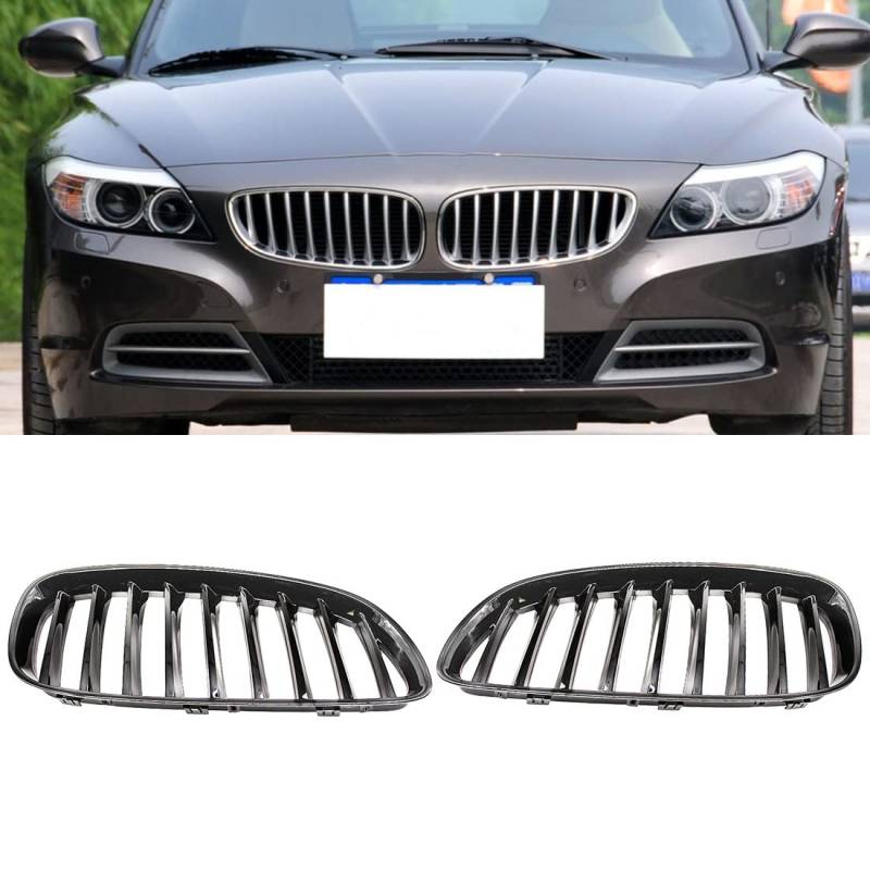 HZYCKJ Front Center Grill Grills Gloss Black Single Lamelle für BMW E89 Z4 sDrive20i sDrive28i sDrive35is sDrive30i sDrive23i 2009-2016 Auto Styling von HZYCKJ