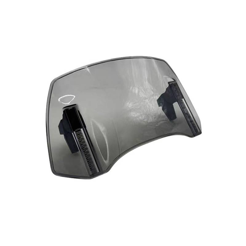 HaIlm Motorräder Windschild Universal Motorrad Roller Einstellbare Clip On Windschutzscheibe Windschutzscheibe Verlängerung Spoiler Windabweiser Einstellbar Abschließbar von HaIlm