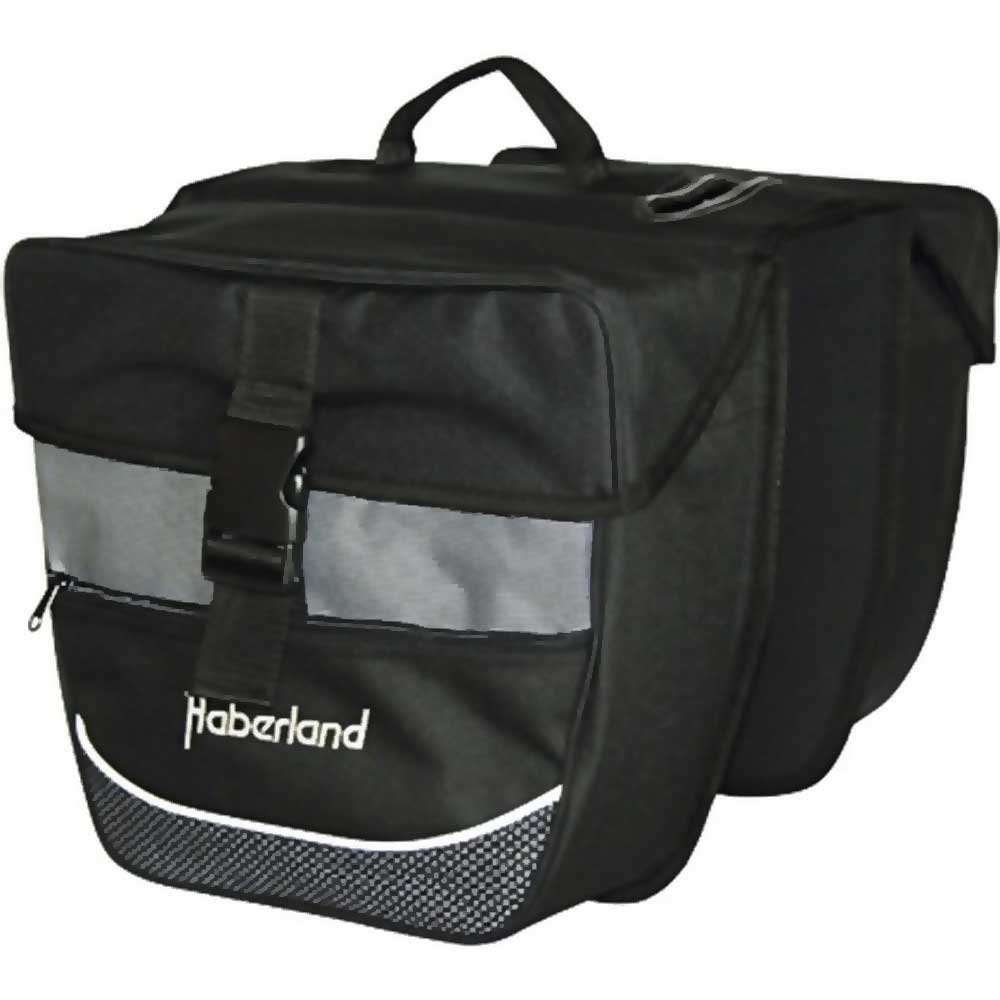 Haberland Tasche Einsteiger-Serie 25L Schwarz Silber 2x 30x32x13cm Reißverschluss Schnalle 2 Kompartimente VEHICLE_BAG Haberland Tasche Einsteiger-Serie 25L Schwarz Silber 2x 30x32x13cm Reißverschluss Schnalle 2 Kompartimente VEHICLE_BAG von Haberland
