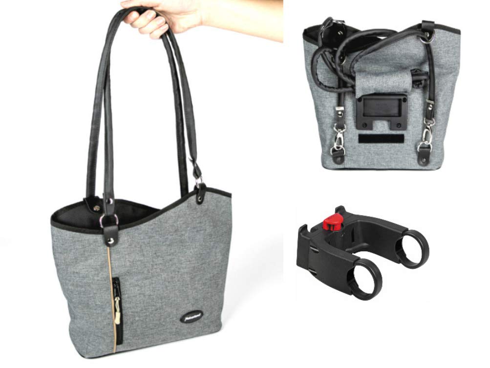 Haberland Lenkertasche Rucksack Melanie grau incl. E-Bike Lenkeradapter Haberland Lenkertasche Rucksack Melanie grau incl. E-Bike Lenkeradapter von Haberland