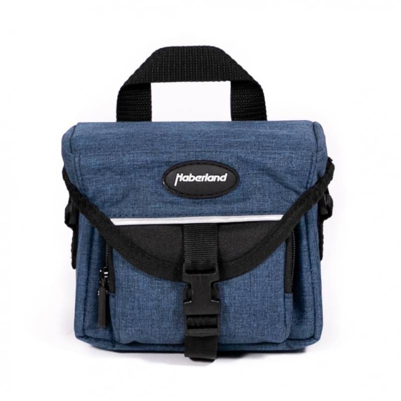 Haberland Mini 2 ltr. Fahrrad Lenkertasche blau von Haberland