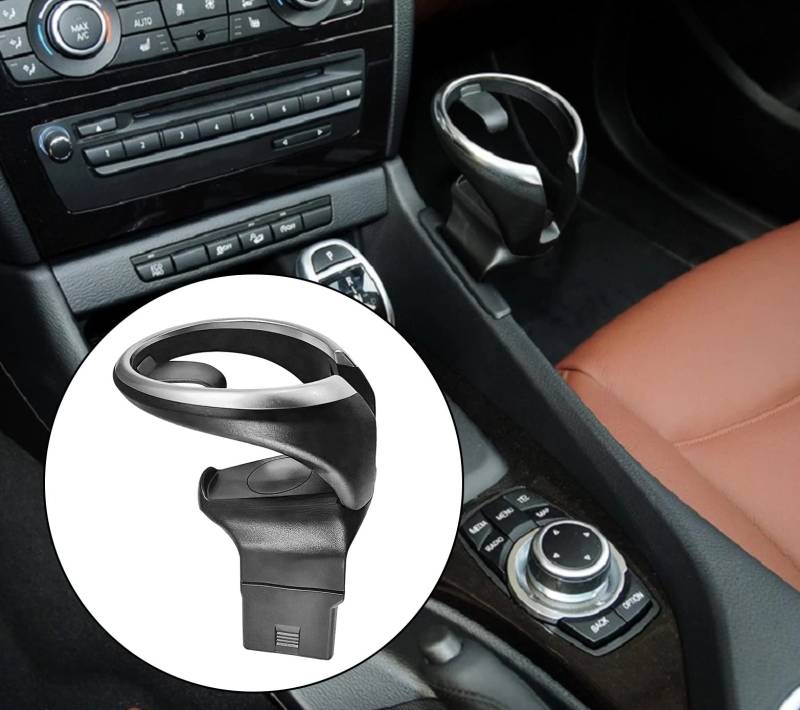 Auto Getränkehalter für die Mittelkonsole für BMW 135i 128i X1 E82 E84 E88 E81 E82 E82e 51169144632 (1 Stück) von Hacreyatu