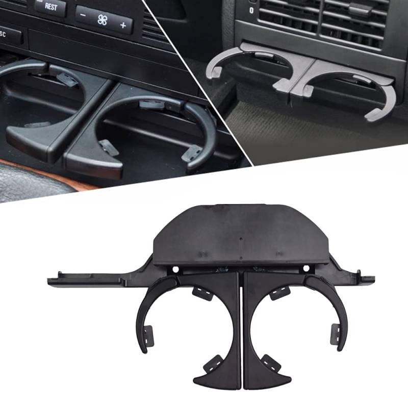 Auto Armaturenbrett montiert Konsole Cup Holder Front einziehbar Getränkehalter für BMW 5er Serie 520i 523i 525i 528i 530i 540i M5 von Hacreyatu