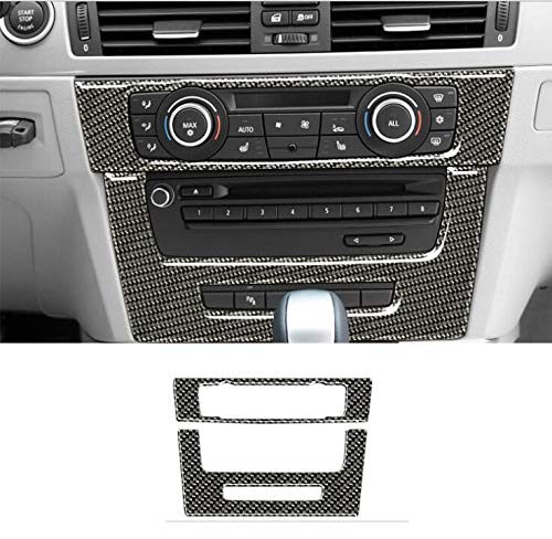 kohlefaser autopaneel Abdeckung verkleidung Konsole cd & ac Panel Abdeckung für B-MW E90 E92 E93 2005-2012 (Model G) von Hacreyatu