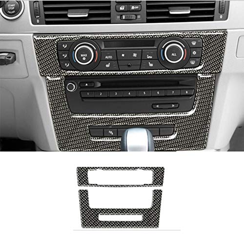 kohlefaser autopaneel Abdeckung verkleidung Konsole cd & ac Panel Abdeckung für B-MW E90 E92 E93 2005-2012 (Model G) von Hacreyatu