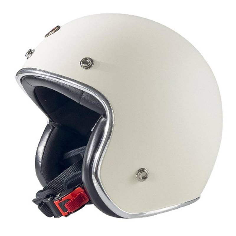 Halbschalenhelm Motorradhelm Mit ECEDOT Zulassungiber Brain-Cap Halbschale Jet-Helm Roller-Helm Scooter-Helm Retro Motorrad Halbhelm Für Cruiser Chopper Biker Moped 18,M:57-58CM von HaiBing