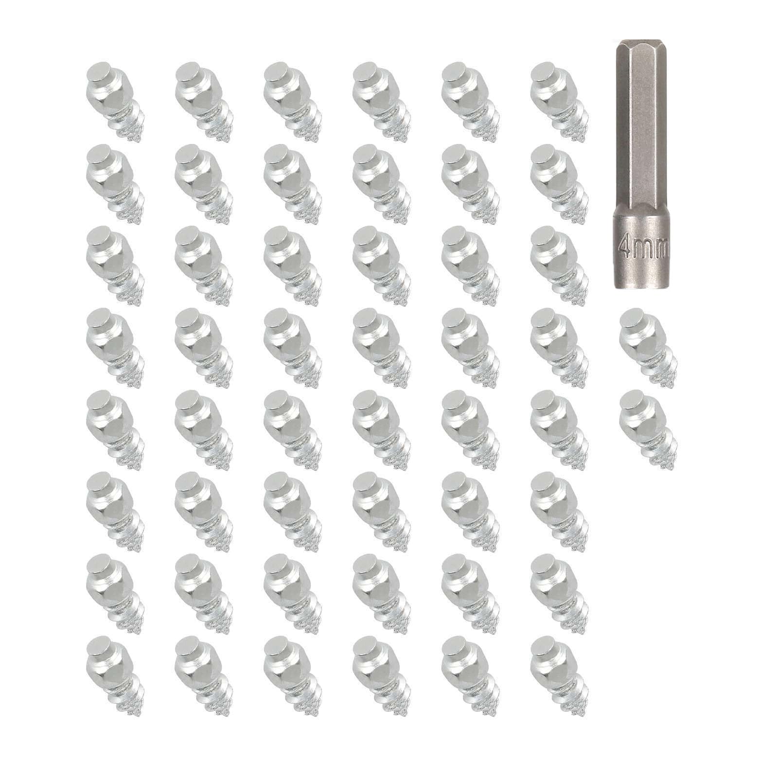 Antislip Reifenschrauben 50pcs Schneekette Reifenstollen Motorradspikes Schneekette Reifenschuh Schraubenschnee Ketten Reifen Spikes Antislip Reifenschrauben 50pcs Schneekette Reifenstollen Motorradspikes Schneekette Reifenschuh Schraubenschnee Ketten Reifen Spikes von Haiki