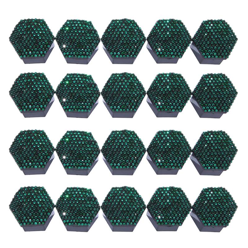 Haiki 20pcs Lug Nussabdeckung 17/19/21 Autoradmutterkappen Zum Schutz Kappen Anti Rust Schraubenabdeckung Auto Reifenmutterschraubendekoration Dekoration von Haiki