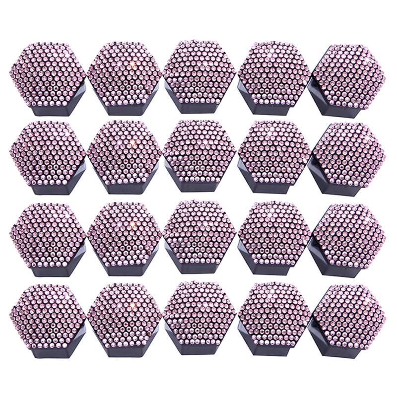 Haiki 20pcs Lug Nussabdeckung 17/19/21 Autoradmutterkappen Zum Schutz Kappen Anti Rust Schraubenabdeckung Auto Reifenmutterschraubendekoration Dekoration von Haiki